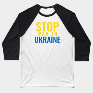 Stand with Ukraine Baseball T-Shirt